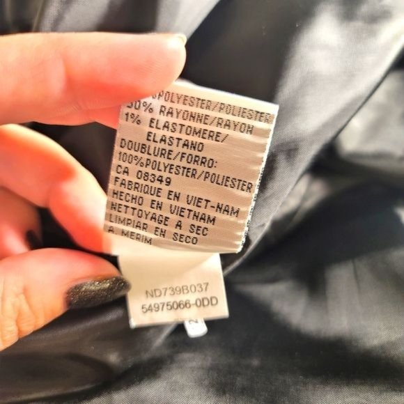 LE SUIT ESSENTIALS Gray Black Tweed Career Suit Jacket Blazer - Women's 12 - Picture 11 of 11